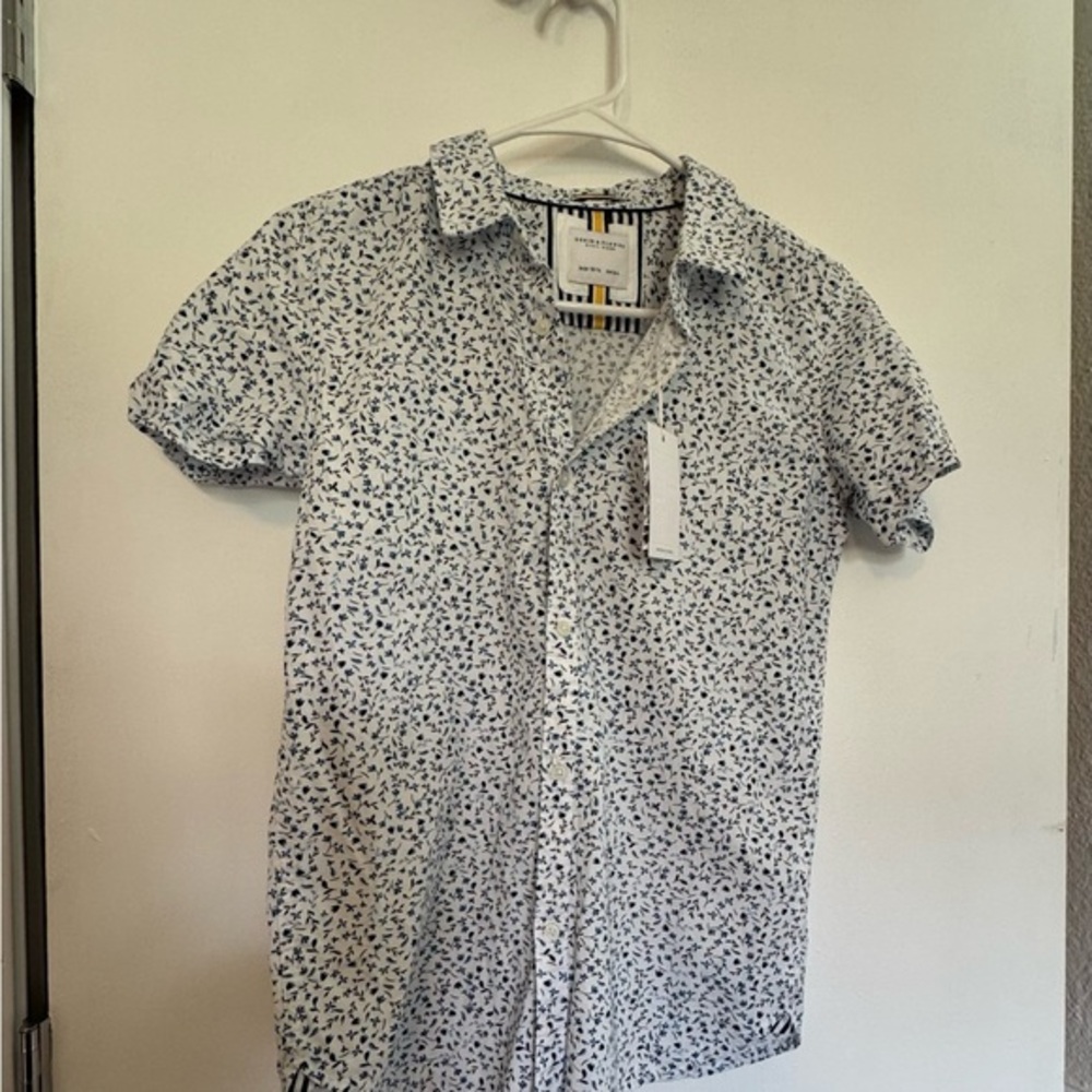 Denim & Flower Shirt Size 13/14